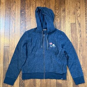 Faherty zip-up hoodie, NWOT, Large, Navy